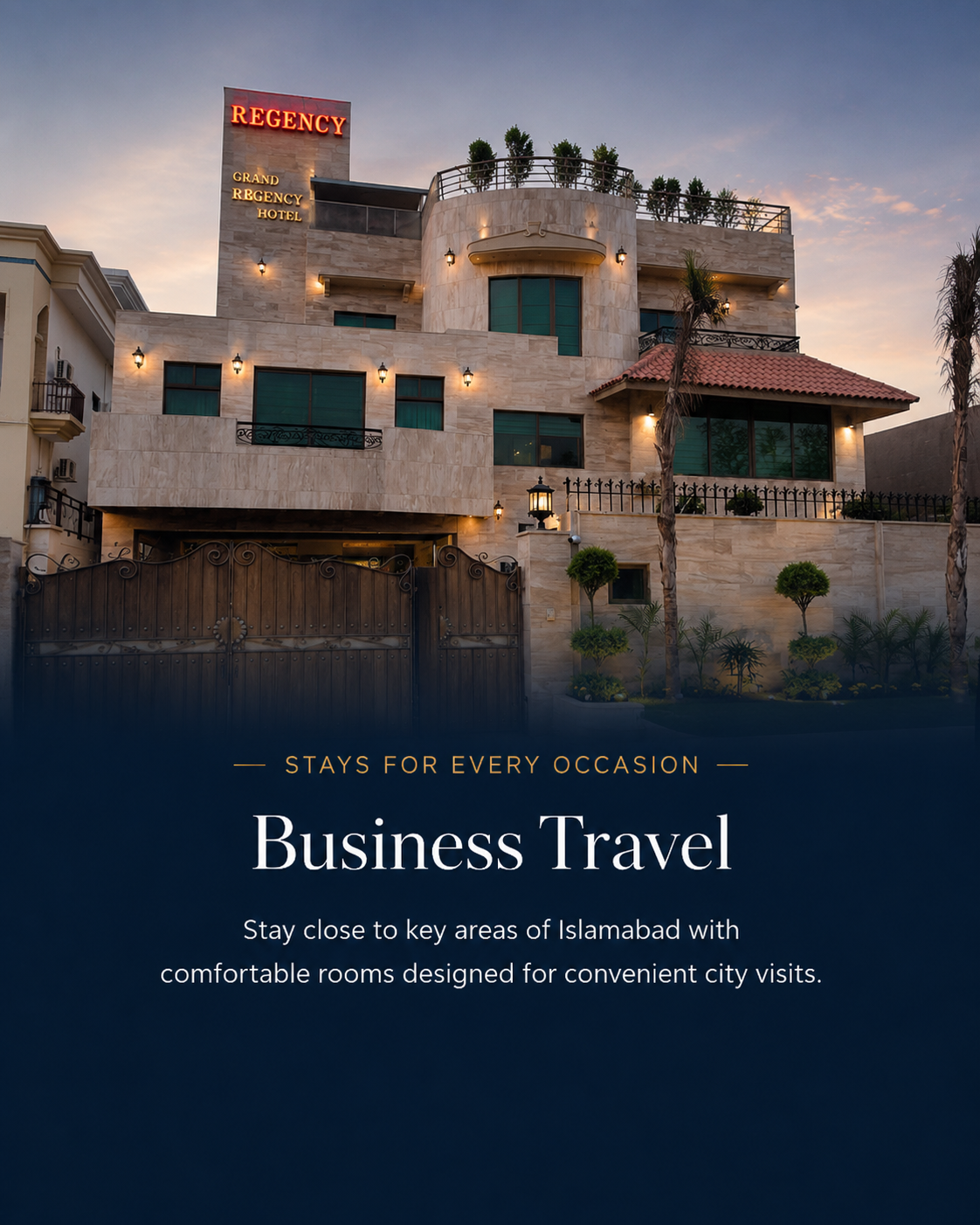 Business Travel Stays in Islamabad